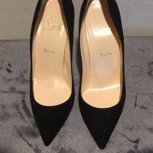 Christian Louboutin’s size 40.5 black suede